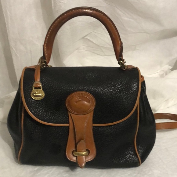 Dooney & Bourke Handbags - Dooney & Bourke Vintage All Weather Leather Top Handle Bag